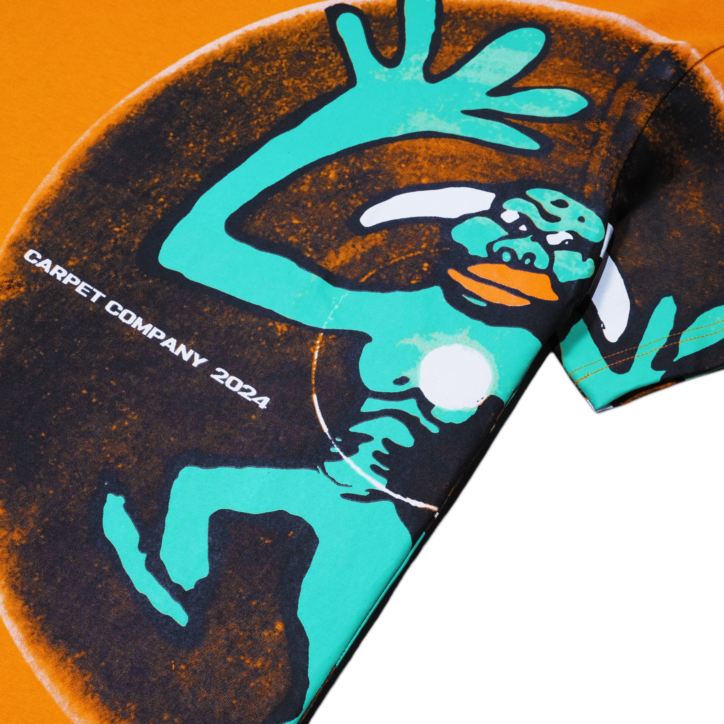 【CARPET COMPANY】 Vinyl Tee Orange Vinyl Tee — Carpet Company
